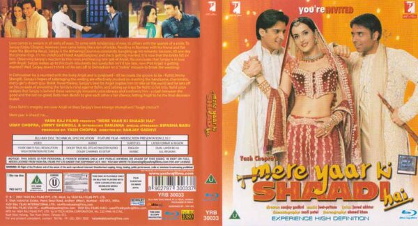 MERE YAAR KI SHAADI HAI / BLUERAY / UDAY CHOPRA - Image 2