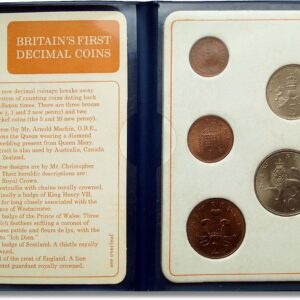 1971 BRITANS FIRST DECIMAL COIN SET UNCIRCULATED