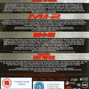 MISSION IMPOSSIBLE 1-4 / BLUERAY / TOM CRUISE