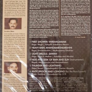 MONSOON ANURAGA/AUDIO CD/ SREEVALSAN J MENON