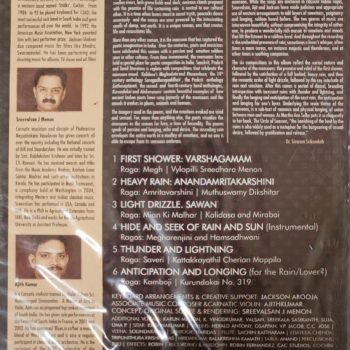 MONSOON ANURAGA/AUDIO CD/ SREEVALSAN J MENON