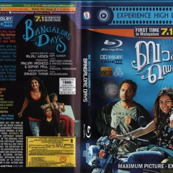BANGLORE DAYS / BLUERAY+DVD COMBO  / DULQUER SALMAAN / NIVIN PAULY / FAHAD FAZIL