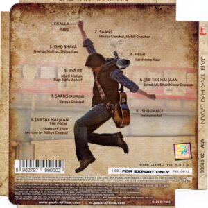 JAB TAK HAI JAAN / AUDIO CD / AR RAHMAN